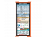WhiteCoat Clipboard® Trifold - Orange Critical Care Edition